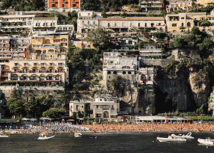 View from Amalfi coast of Italy
